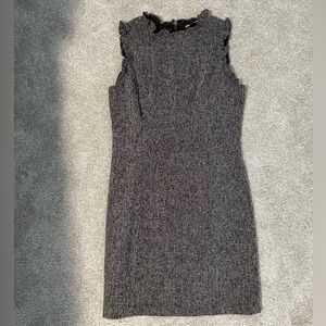 Ann Taylor Loft Ruffled Collar Dress